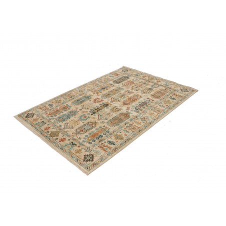 Tappeto Tribal Pakistan marrone giallo 126x189