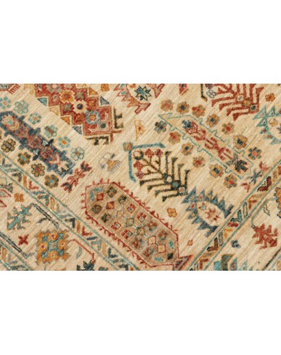 Tappeto Tribal Pakistan marrone giallo 126x189