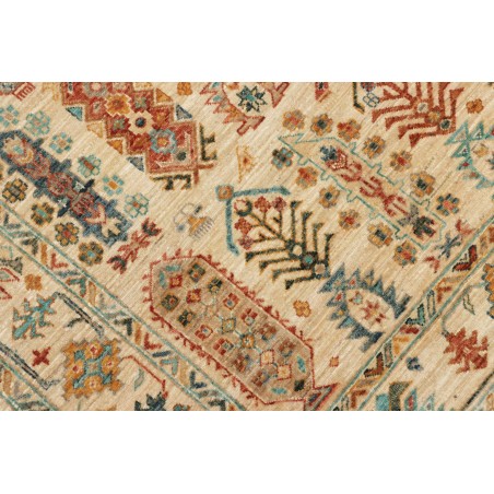 Tappeto Tribal Pakistan marrone giallo 126x189