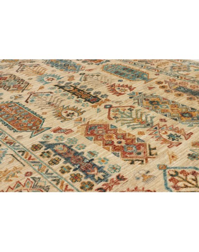 Tappeto Tribal Pakistan marrone giallo 126x189