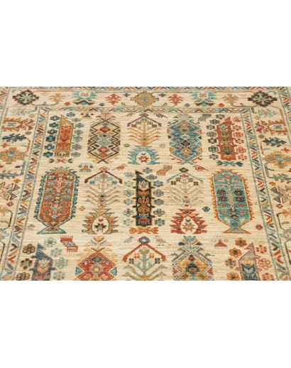 Tappeto Tribal Pakistan marrone giallo 126x189