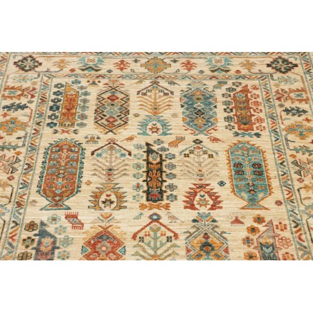 Tappeto Tribal Pakistan marrone giallo 126x189