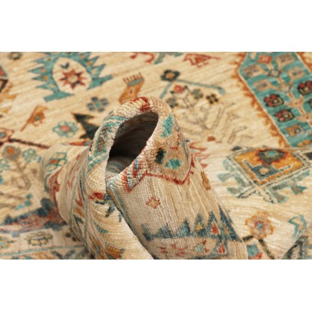 Tappeto Tribal Pakistan marrone giallo 126x189