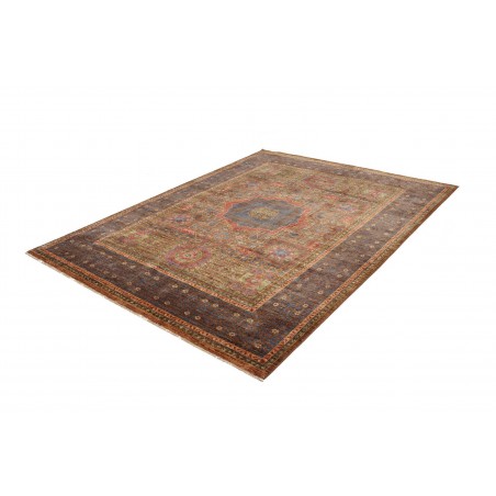 Tappeto Mamlouk Pakistan verde grigio 169x234