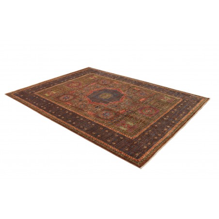 Tappeto Mamlouk Pakistan verde grigio 169x234