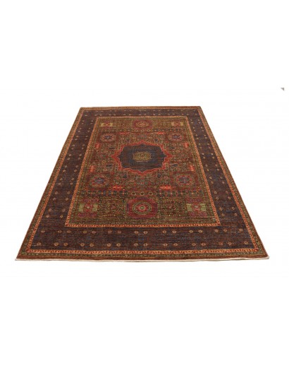 Tappeto Mamlouk Pakistan verde grigio 169x234