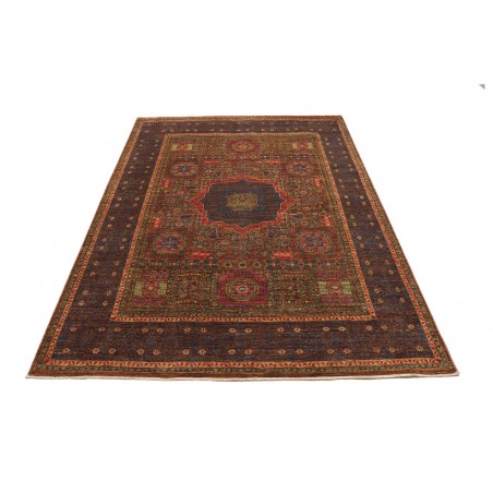 Tappeto Mamlouk Pakistan verde grigio 169x234