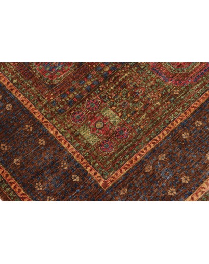 Tappeto Mamlouk Pakistan verde grigio 169x234