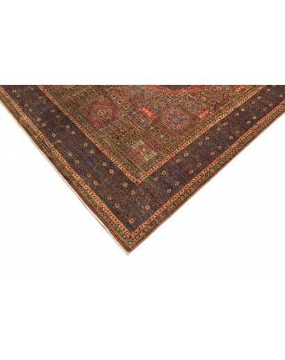 Tappeto Mamlouk Pakistan verde grigio 169x234