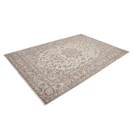 Tappeto Kashan Persia beige bianco 197x295