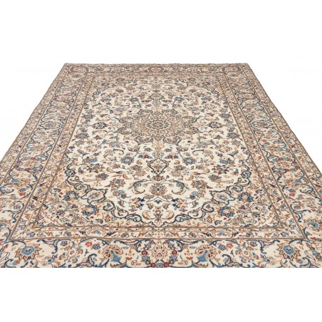 Tappeto Kashan Persia beige bianco 197x295