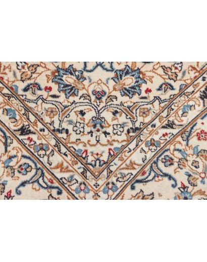 Tappeto Kashan Persia beige bianco 197x295