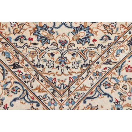 Tappeto Kashan Persia beige bianco 197x295