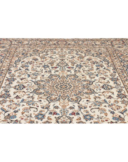 Tappeto Kashan Persia beige bianco 197x295
