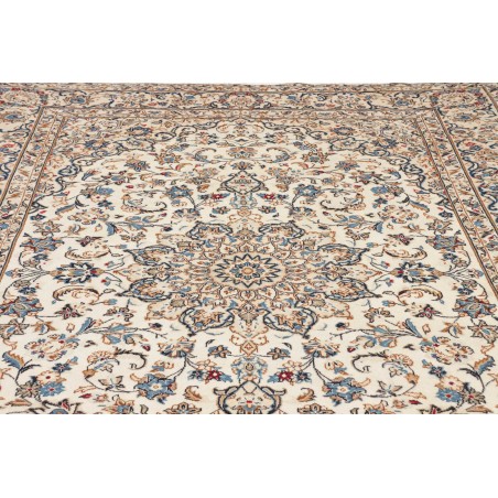 Tappeto Kashan Persia beige bianco 197x295