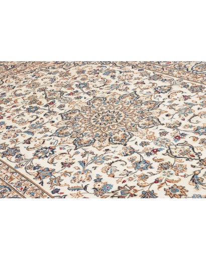 Tappeto Kashan Persia beige bianco 197x295