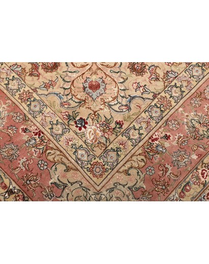 Tappeto Tabriz 70 Raj Persia marrone 207x322