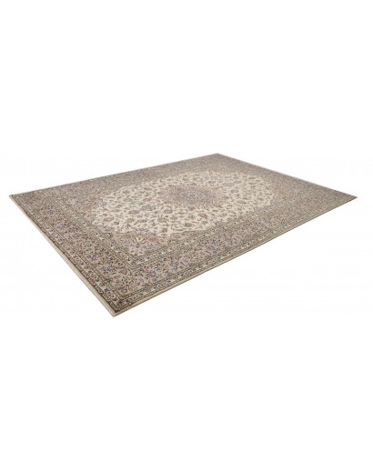 Tappeto Kashan Persia azzurro grigio 245x340