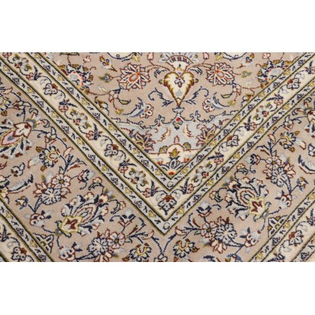 Tappeto Kashan Persia azzurro grigio 245x340