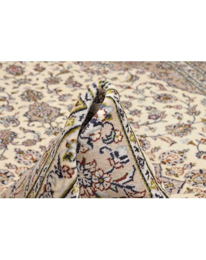 Tappeto Kashan Persia azzurro grigio 245x340