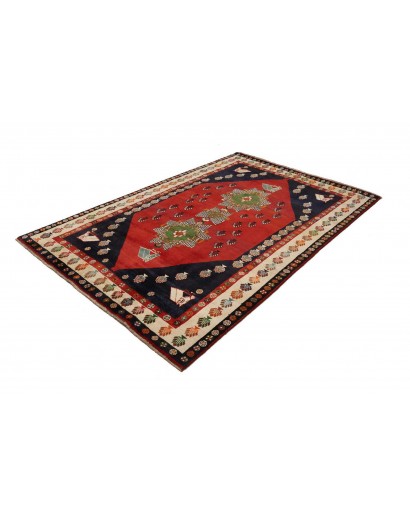 Tappeto Shiraz Persia marrone giallo 160x245