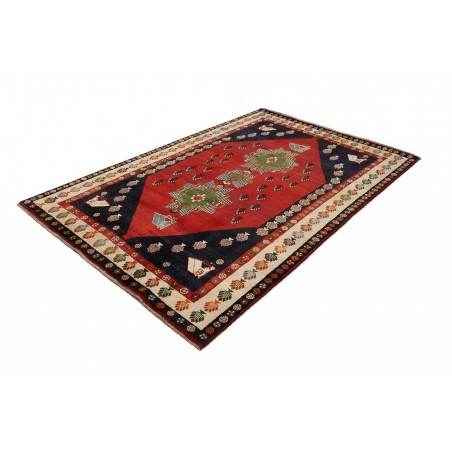 Tappeto Shiraz Persia marrone giallo 160x245