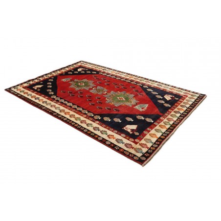 Tappeto Shiraz Persia marrone giallo 160x245