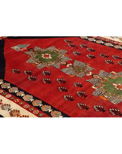 Tappeto Shiraz Persia marrone giallo 160x245