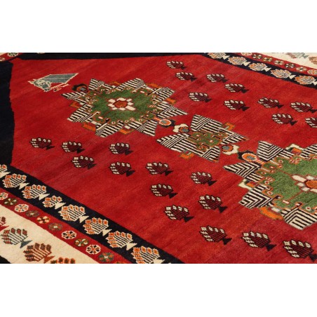 Tappeto Shiraz Persia marrone giallo 160x245