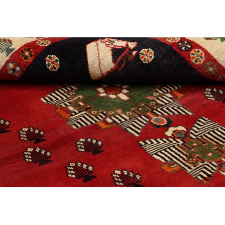 Tappeto Shiraz Persia marrone giallo 160x245