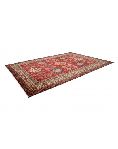 Tappeto Kazak Fine Pakistan marrone grigio 293x398