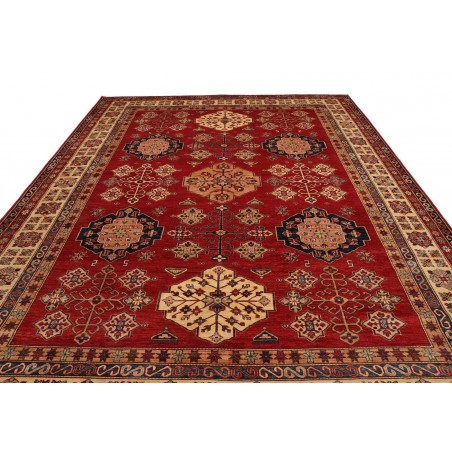 Tappeto Kazak Fine Pakistan marrone grigio 293x398