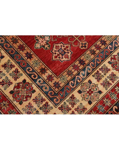 Tappeto Kazak Fine Pakistan marrone grigio 293x398