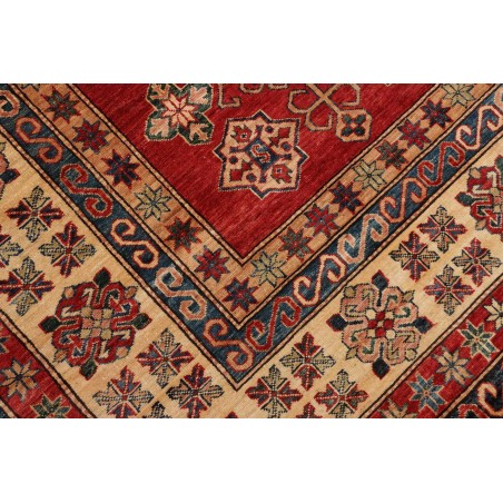 Tappeto Kazak Fine Pakistan marrone grigio 293x398