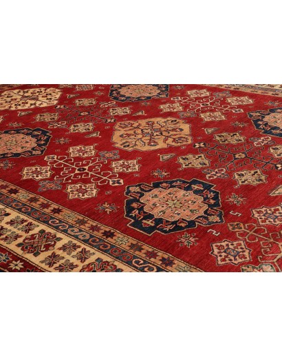 Tappeto Kazak Fine Pakistan marrone grigio 293x398