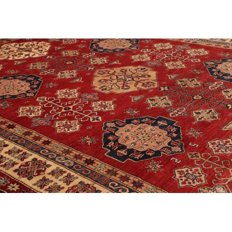 Tappeto Kazak Fine Pakistan marrone grigio 293x398