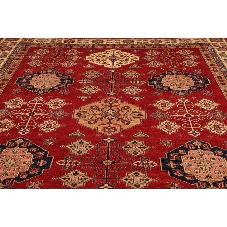 Tappeto Kazak Fine Pakistan marrone grigio 293x398