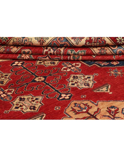 Tappeto Kazak Fine Pakistan marrone grigio 293x398