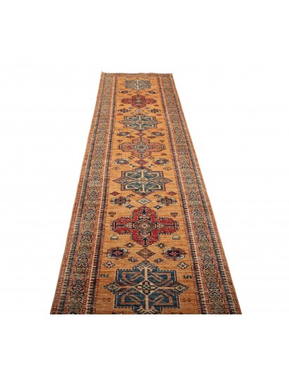 Tappeto Kazak Fine Pakistan arancione 78x306