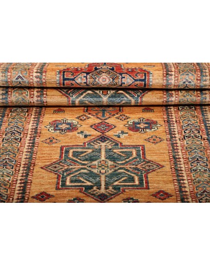 Tappeto Kazak Fine Pakistan arancione 78x306