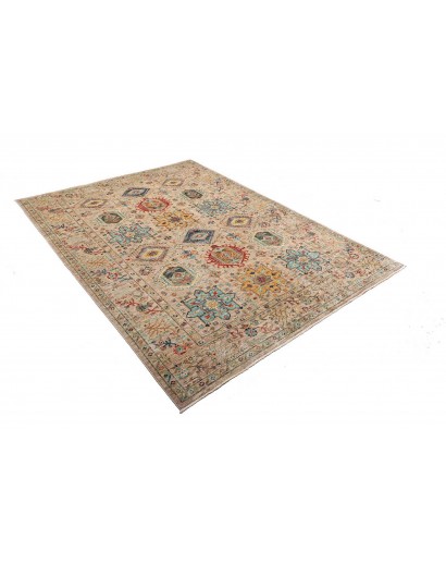 Tappeto Tribal Pakistan marrone grigio 169x235