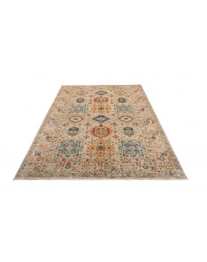 Tappeto Tribal Pakistan marrone grigio 169x235