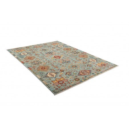 Tappeto Tribal Pakistan marrone azzurro 147x206