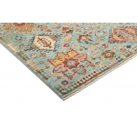 Tappeto Tribal Pakistan marrone azzurro 147x206