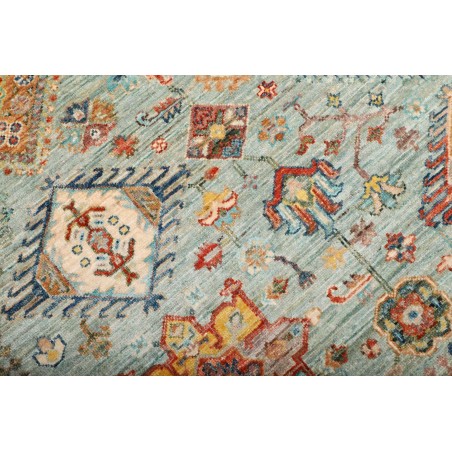 Tappeto Tribal Pakistan marrone azzurro 147x206