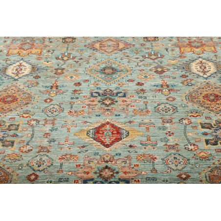 Tappeto Tribal Pakistan marrone azzurro 147x206