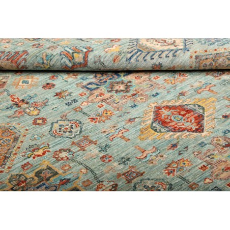 Tappeto Tribal Pakistan marrone azzurro 147x206