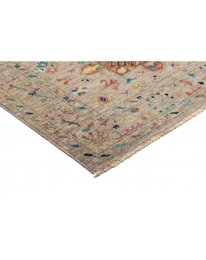Tappeto Tribal Pakistan bianco 95x152