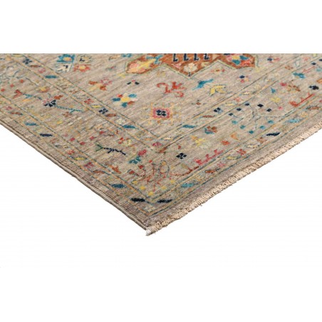 Tappeto Tribal Pakistan bianco 95x152