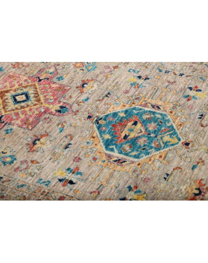 Tappeto Tribal Pakistan bianco 95x152